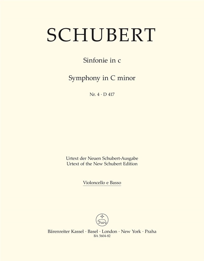 Symphony in C minor No. 4 D 417 Tragic
